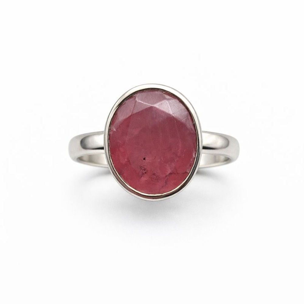 Natural Ruby Gemstone Ring - image 1